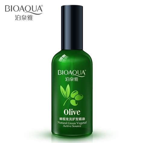 Несмываемое масло-флюид для волос с экстрактом оливы Bioaqua - Bioaqua