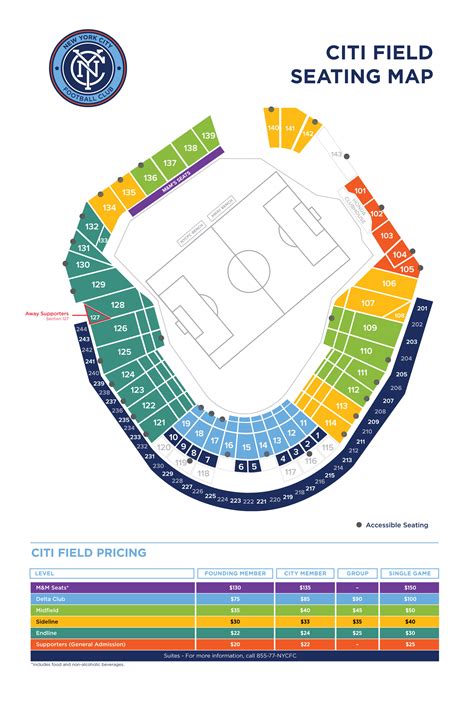 Nycfc Citi Field Seating Chart A Visual Reference Of Charts Chart Master