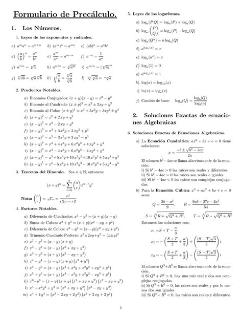 SOLUTION Formulario Para C Lculo Integral Studypool