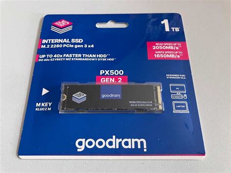 Dysk SSD GOODRAM PX500 Gen 2 1TB PCIe NVMe M 2 2280 2050 1650 Gorzów