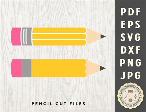 Pencil Cut Out Template