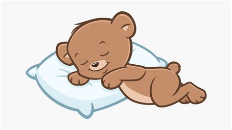 Sleepover Clipart Teddy Bear Teddy Bear Sleeping Cartoon Hd Png