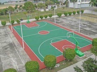 Pu Acrylic Sport Court Surfacing Basketball Court Coating Paint at Best Price in Guangzhou ...