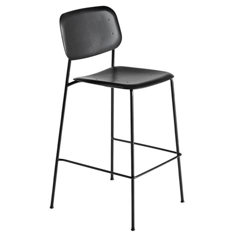 HAY Sedia Da Bar Soft Edge 95 Nera Finnish Design Shop