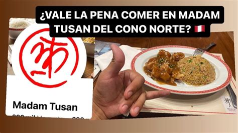 COMÍ en MADAM TUSAN de GASTÓN ACURIO en su local de Plaza Norte VALE