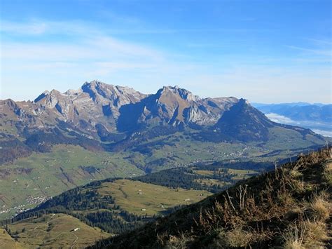 Blick ins Toggenburg mit Säntis und Wildhuser Schafberg hikr org