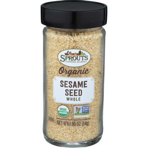 Sprouts Organic Whole Sesame Seed 1 9 Oz Instacart