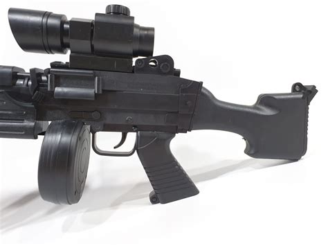 Snajperka Karabin Maszynowy Na Kulki M249 SAW Z Laserem Pistolet Z