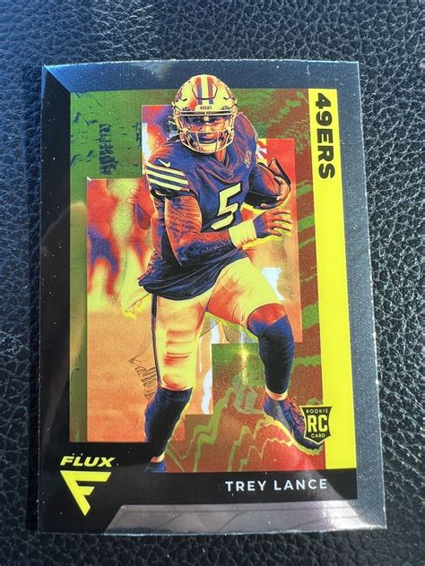 Chronicles Flux Trey Lance Silver Prizm Rookie Card Rc Fx Sf