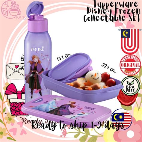 Hadiah Tupperwarewish Card Ready Stock Tupperware Lunch Box Set