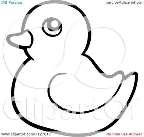 Rubber Duck Outline - Cliparts.co