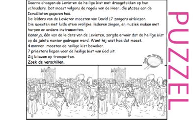 Puzzel Samuel Kronieken De Ark Jeruzalem Eerbied