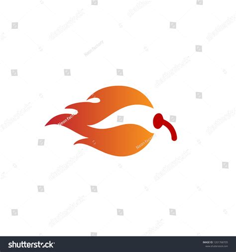 Hot Chili Logo Icon Designs Vector Stock Vector Royalty Free 1201768705 Shutterstock