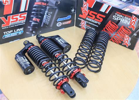 Shock YSS X MAX300 SMOOTH BLACK SERIES G SPORT Spring 1 Pair