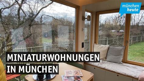 Tiny Haus Aufstrebender Trend Um Miniaturwohnungen In M Nchen Youtube