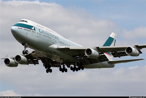 B HOY Cathay Pacific Boeing 747 467 Photo By Krzysztof Kaczala ID