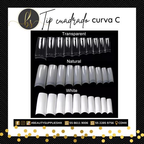 Tip Cuadrado Curva C Beauty Supplies Mx