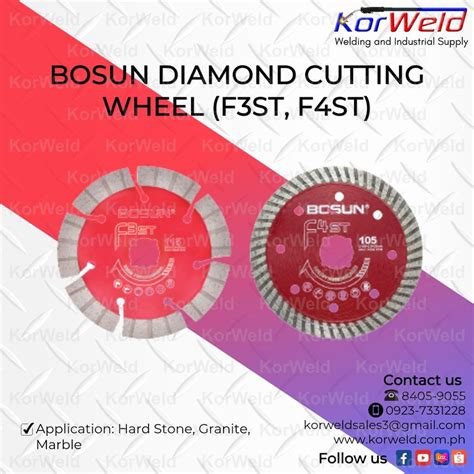 Bosun Diamond Cutting Wheel F3ST F4ST On Carousell