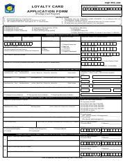 Loyalty Card Application Hqp Pff V Pdf Hqp Pff Loyalty Card