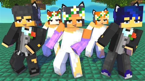 Simple Dimple Wedding Couple Dance First Meet Aphmau Aaron Kc Ein Kim Minecraft