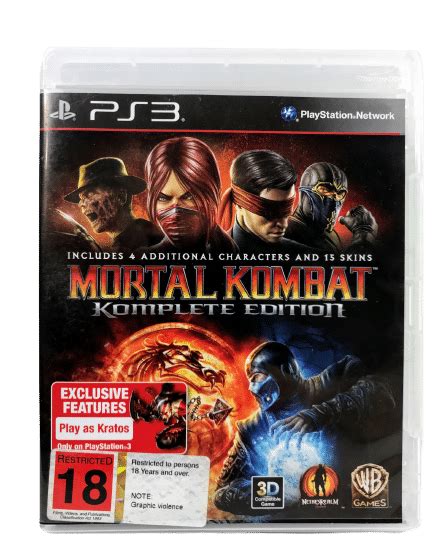 Mortal Kombat Komplete Edition Ps3 Mint Complete Appleby Games