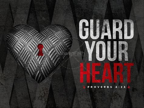 Guard Your Heart Sermon PowerPoint Template | Clover Media