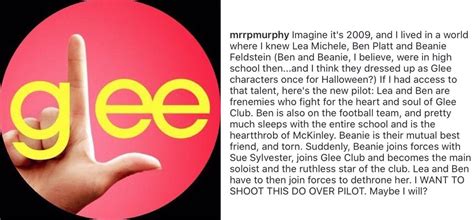 On This Day In Glee On Twitter On This Day In 2020 Ryan Murphy Teased A Glee Reboot On