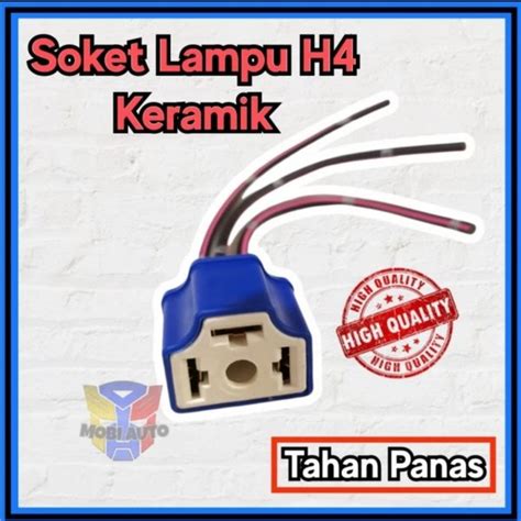 Jual Socket Lampu H Keramik Soket Lampu Sealbeam Soket Lampu H Di