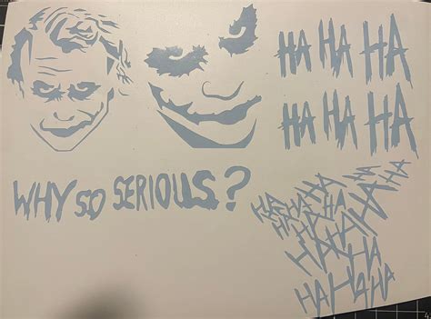 Why So Serious Stencil