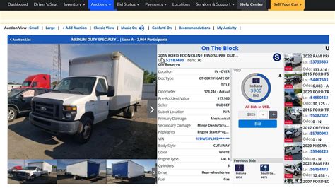 Copart Truck Auction Medium Duty Specialty Vehicles Youtube