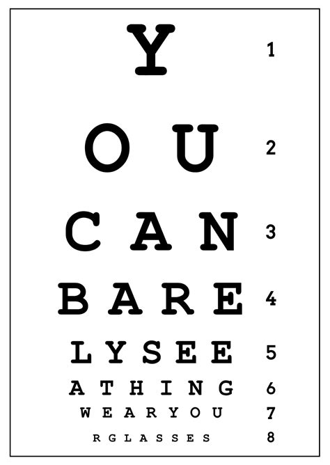 Free Eye Chart Templates And Examples Edit Online And Download Worksheets Library