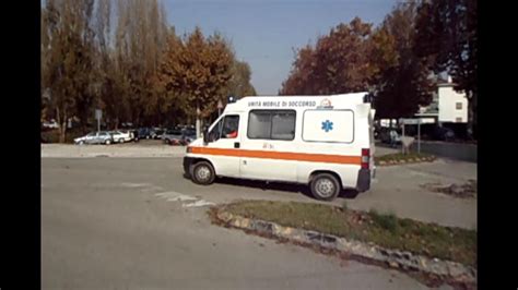 Ambulanza Suem Vicenza In Emergenza Nel Post Alluvione Youtube