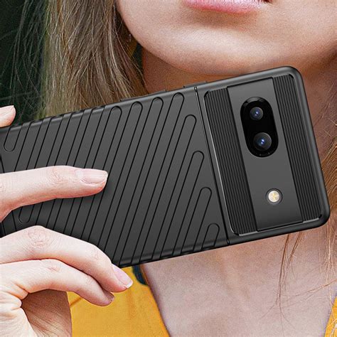 Flexi Thunder Shockproof Case For Google Pixel 7a Black