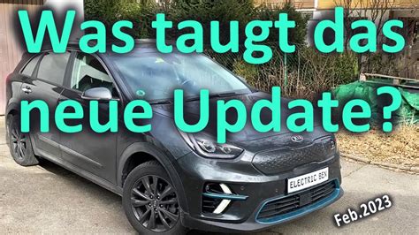 Macht Ein Softwareupdate Das Elektroauto Besser KIA E Niro Bekommt