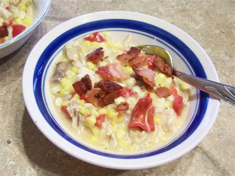 Chicken Corn Chowder With Bacon Chloes Tray