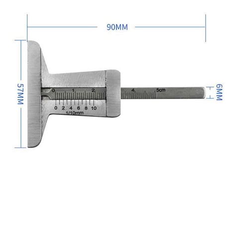 MANOMETRE 2 Jauge De Profondeur De Bande De Roulement De Voiture En
