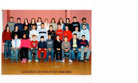 Photo De Classe De Coll Ge Les Violettes Copains D Avant