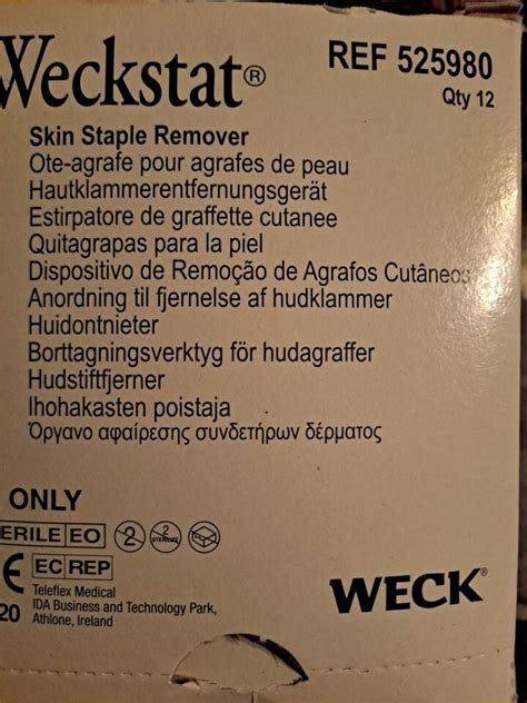 New WECK 525980 SKIN STAPLER REMOVAL (X) Disposables - General For Sale - DOTmed Listing #4668878: