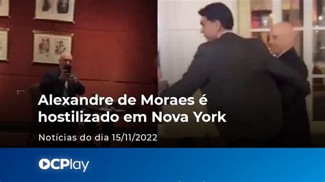 Alexandre de Moraes é hostilizado em Nova York YouTube