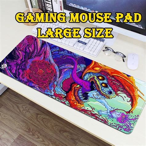 Cs Go Hyper Beast Extra Large Gaming Mouse Pad Cm Cm Shopee Malaysia