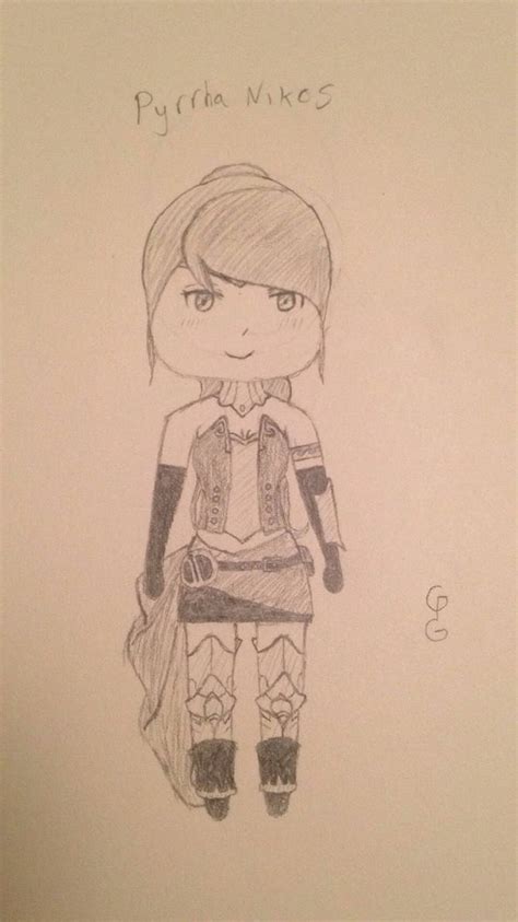 Chibi Pyrrha Nikos By Unravel Gee On Deviantart