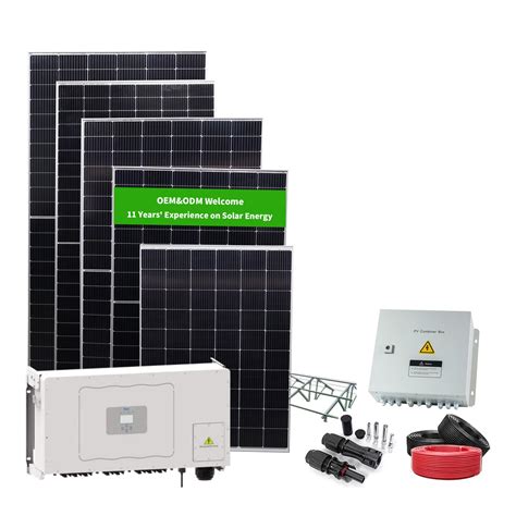 Kw Kva Kw On Grid Power Plant Solar Energy System Photovoltaic