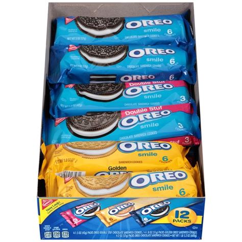 Nabisco Oreo Variety Pack Sandwich Cookies 12 Ct From Food Lion