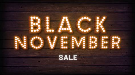 Black November Sale Youtube