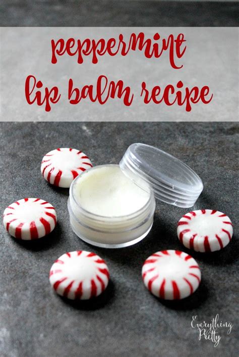 Homemade Peppermint Lip Balm Recipe Everything Pretty