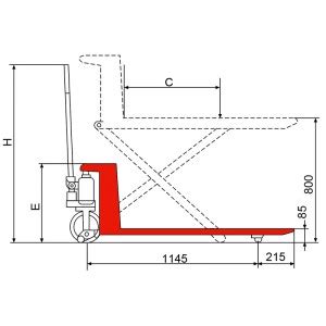 China High Lift Scissor Truck JL Series Manufacture And Factory Hardlift