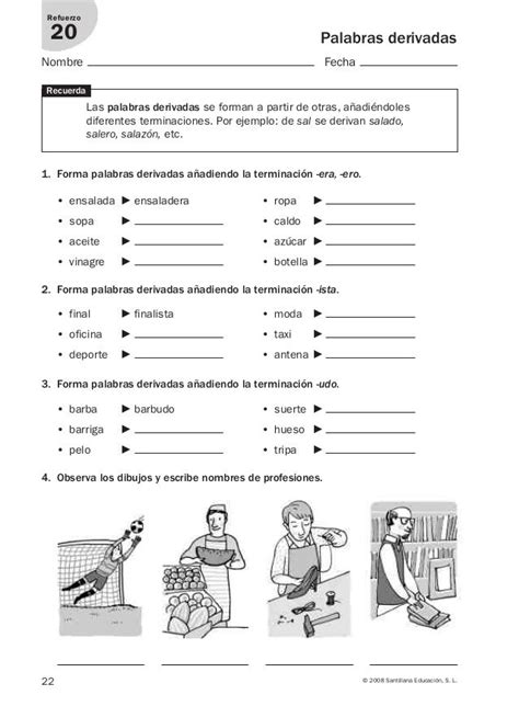 Lengua Repaso Y Ampliaci N Primaria Santillana In Teaching