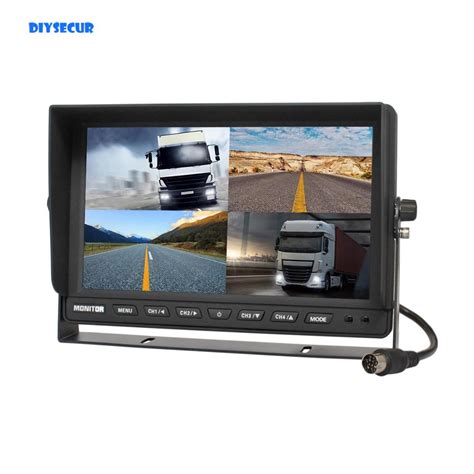 DIYSECUR Monitor de vista trasera para coche cámara de marcha atrás