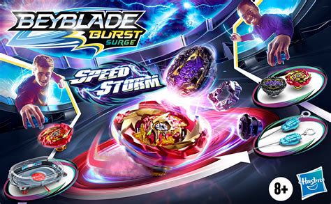 Beyblade Burst Surge Speedstorm Motor Strike Battle Set Game