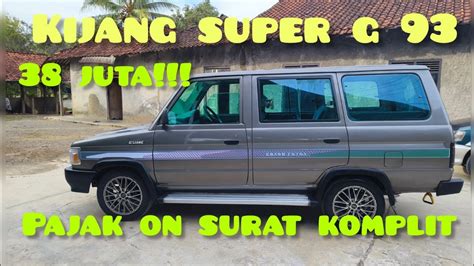 Kijang Supwr G Murah Siap Kopdar Desember Youtube